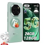 Blackview shark6 5g t�l�phone portable d�bloqu� 24go + 128go / 2to 6. 67 50mp + 13mp 5000mah android ...