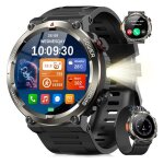 Blackview w50 pro montre connect�e 960 mah 1. 45 appel bluetooth illumination � led analyse sommeil 100 ...