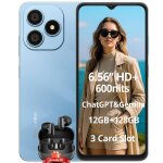 Blackview wave 9c smartphone 6. 56 12go + 128go 13mp + 8mp 5000mah android 15 dual sim face id bleu avec ...