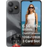 Blackview wave 9c smartphone 6. 56 12go + 128go 13mp + 8mp 5000mah android 15 dual sim face id noir avec ...