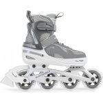 Blackwheels flex pro - rollers fitness r�glables - taille 38 - 41 - platine alu abec - 7 - gris
