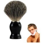 Blaireau de rasage?blaireau de rasage en poils vritables ?pinceau en poils naturels de blaireau pour ...