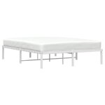 Blanc 140 x 190 cm - lit m�tal - cadre de lit m�tal blanc 140x190 cm 001 285432