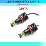 Blanc - - 2pcs - ampoules dyeux dange de voiture led 120w anneaux halo bmw s�rie 1 3 5 x z e60 e70 x5 ...