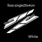 Blanc - autocollant r�fl�chissant en vinyle pour moto yamaha d�calcomanies de logo yzf r1 r3 r6 nmax ...