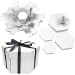 Blanc boîte explosion à faire soi - même scrapbooking album photo fait à la main boîte cadeau surprise ... Blanc boîte explosion à faire soi - même scrapbooking album photo fait à la main boîte cadeau surprise ...