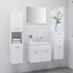 Blanc ensemble de meubles de salle de bain sarazyj armoire wc moderne blanc bois ding�nierie e1968