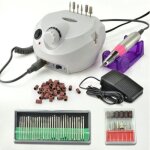 Blanc kit ponceuse  ongles polissoir rond appareil electrique nail drill 30 000 rpm professional prise ...