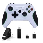 Blanc - v manette de jeu sans fil 2. 4 ghz pour xbox one ps3 android pour smartphone win pc 7 8 10 console ...