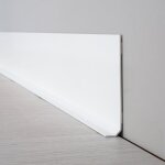 10 plinthes adhsives - total white - pvc - blanc - 100x8cm - 99deco