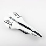 Blanche selle de vélo de route en fibre de carbone pour hommes siège de vélo de course ondulé sans tapis ... Blanche selle de vélo de route en fibre de carbone pour hommes siège de vélo de course ondulé sans tapis ...