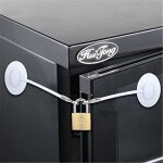 Blanche verrou de scurit de conglateur pour bb 1 pice avec cadenas pour rfrigrateur porte fentr ...