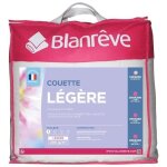 Blanreve couette légère en microfibre - 140 x 200 cm - blanc Blanreve couette légère en microfibre - 140 x 200 cm - blanc