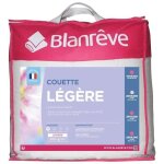 Blanreve couette l�g�re en microfibre - 200 x 200 cm - blanc