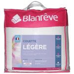 Blanreve couette l�g�re en microfibre - 240 x 260 cm - blanc