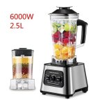 Blender 2 en 1 mixeur avec 4 lames en acier inoxydable 2l + 0. 5l r�cipient fonction de broyage de glace ...