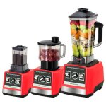 Blender 3 en 1 haute performance 9500 watts - 3 bols m�langeurs (25 l + 15 l + 05 l) - 15 vitesses