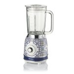 Blender ariete vintage bol verre capri 583cap 1000 w blanc bleu