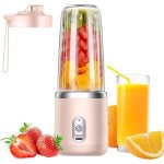Blender personnel rechargeable machine jus smoothies fruits pour voyage bureau maison plage sport label ...