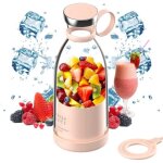 Blender portable 350ml fresh juice mixer avec usb et chargement sans fil pour faire jus de fruits milkshake ...