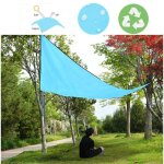 Bleu - 3 * 3 * 3m auvent triangulaire voile pare - soleil pour lext�rieur - voile toile dombrage pour ...