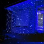 Bleu 3m * 3m 30leds filet rideau guirlande lumineuse lumi�re prise eu 8 modes pour d�coration no�l f�te ...