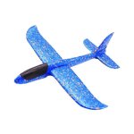 Bleu 48cm epp mousse main lancer avion ext�rieur lancement planeur avion enfants jouet cadeau
