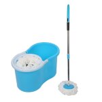 Bleu balai serpilli�re rotatif tournant essorage 360� magic spin mop