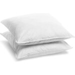 Lot de 2 oreillers 60x60cm mémoire de forme mixte barrettes de mousse - confort réglable - bleu calin ... Lot de 2 oreillers 60x60cm mémoire de forme mixte barrettes de mousse - confort réglable - bleu calin ...
