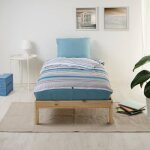 Parure de lit enfant caradou ritmo rayures en coton 4 pices: couchage tout - en - un avec couette - ...
