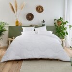 Couette h�tel tr�s chaude 240x260cm gonflante - 500g / m2 - enveloppe 100% coton qualit� percale - bleu ...