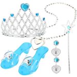 Bleu ciel - chaussures princesse  talons hauts pour petites filles chaussures provoqu bijoux pour enfants ...
