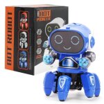Bleu - emo - robot intelligent capteur de commande vocale chant phtaline jouet robot rptiteur pour ...