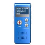 Bleu enregistreur vocal num�rique longue autonomie r�duction de bruit contr�le vocal multilinguehd pour ...