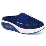 Bleu fonc� - pour39 - chaussures de marche � coussinair pour femme mules � plateforme pour femme diab�tique ...