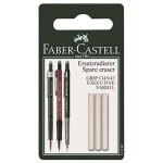 Gomme de remplacement - faber - castell - grip 1345 / 1347 / executive - 3 pices - plastique - blanc ...