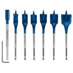 Blister 7 m�ches plates selfcut speed 16 - 32 mm - bosch expert - 2608900334