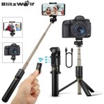Blitzwolf 4 en 1 perche selfie trpied avec tlcommande bluetooth monopode extensible pour tlphone ...