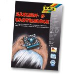 Bloc de 20 feuilles de papier dessin et cration noir 130g