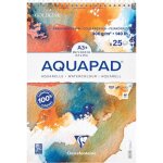 Bloc aquarelle - clairefontaine - aquapad - a3 + - 300g - grain moyen fin - 25 feuilles