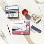 Bloc aquarelle - hahnemhle - expression - grain fin - 24x30cm - 300g / m2 - 20 feuilles