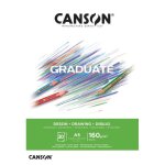 Bloc de dessin - canson - graduate - a5 - 160 g - 30 feuilles
