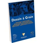 Bloc dessin clairefontaine 21 x 297 cm 180 g / m� 30 feuilles (30f) - papier � grain blanc