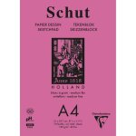 Bloc dessin schut clairefontaine papier petit grain blanc a4 70 feuilles