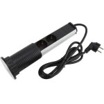 Bloc prise encastrable - non spcifi - 3 prises - 2 ports usb - installation flexible - intrieur