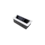 Bloc multiprise - emuca - atom 26 lite - 2 prises type f schuko - 2 ports usb - 15 m c�ble