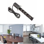 Bloc multiprise escamotable 4 prises + 2 chargeurs usb