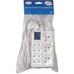 Bloc multiprise panach avec interrupteur - 3 prises de 16 a + 4 prises de 6 a