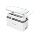 Bloc multiprise - realpower - powerbox 522 - 5 prises - 3 ports usb - parafoudre int�gr�