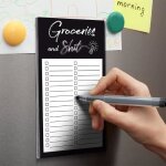 Bloc notes avec aimant pour listeépicerie bloc notes magnétique pour liste de courses pour réfrigérateur ... Bloc notes avec aimant pour listeépicerie bloc notes magnétique pour liste de courses pour réfrigérateur ...